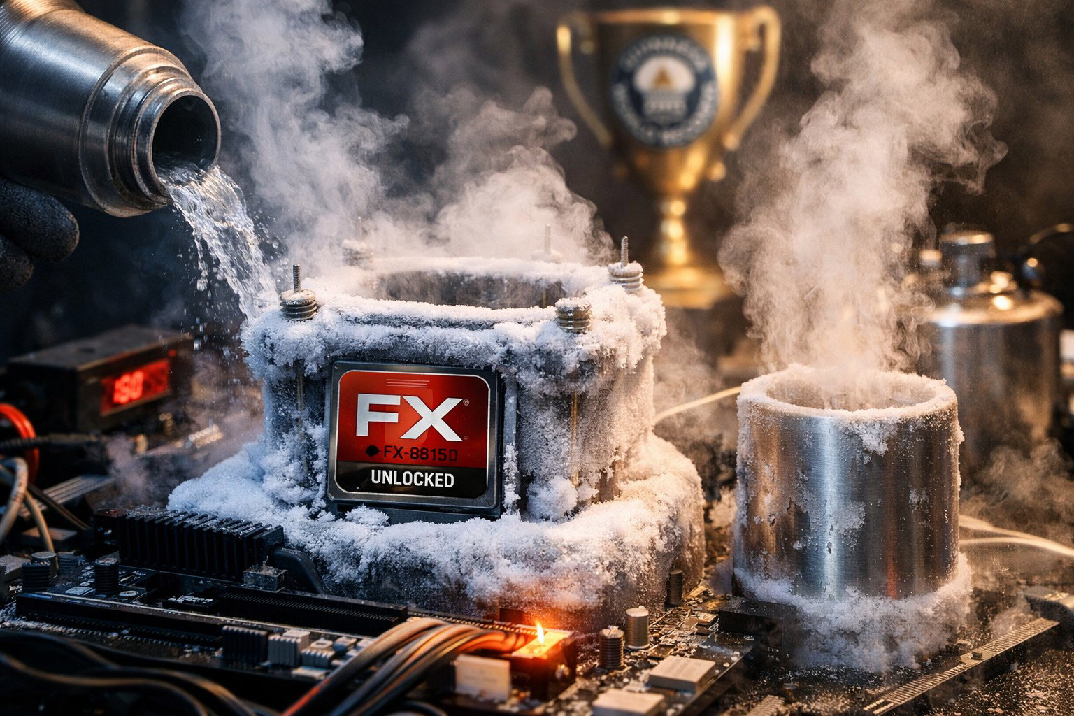4. Il record mondiale di overclock appartiene ad AMD
