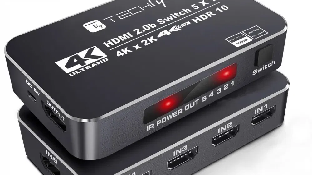 Immagine di Switch HDMI Techly, esperienze visive ad alta definizione senza paragoni