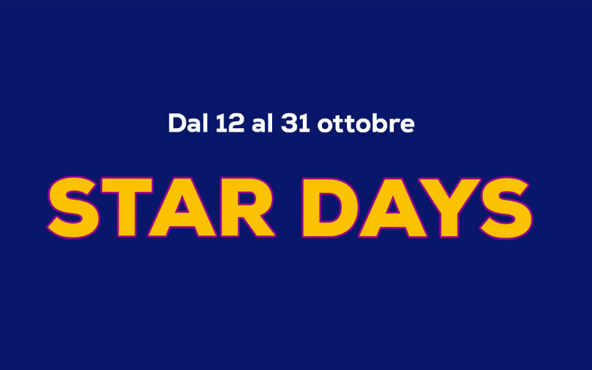 Immagine di Partono gli Euronics Star Days: sconti da paura fino al 31 ottobre!
