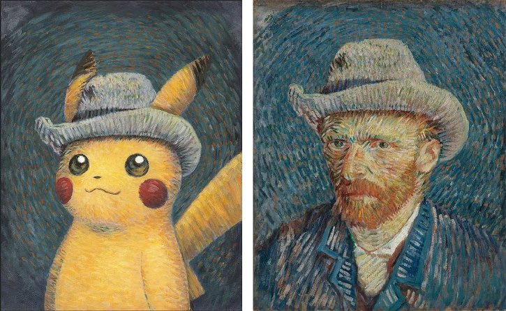 Immagine di Alla fine il museo di Van Gogh ha ceduto: niente più carte di Pikachu