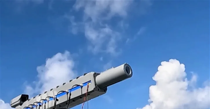 Immagine di Il primo cannone a rotaia elettromagnetico navale è stato testato con successo