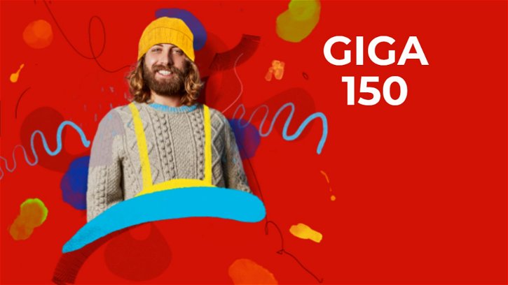 Immagine di Torna Giga 150! 150GB al mese a 9,99€ con possibilità di eSIM!