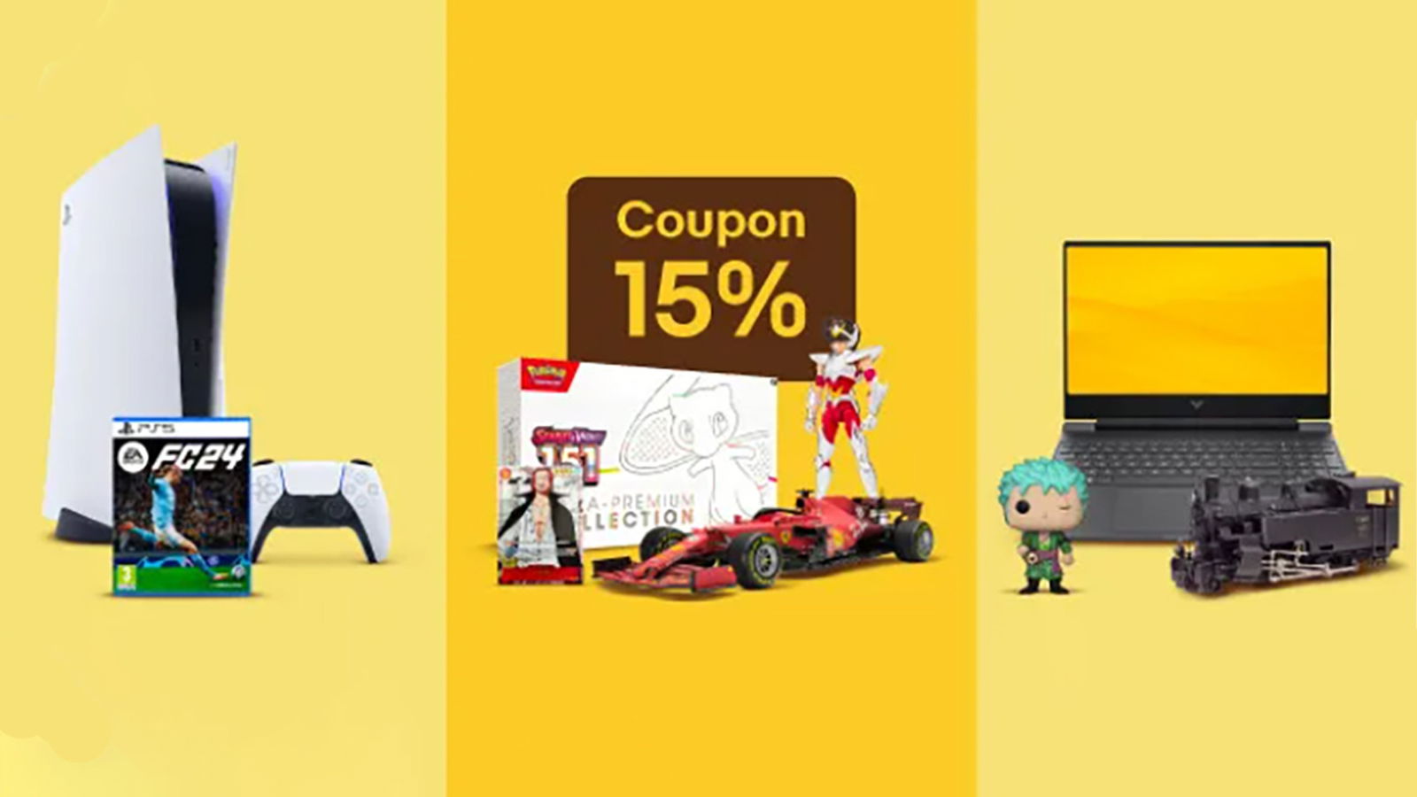 Immagine di eBay: nuovo coupon disponibile! Risparmi il 15% su videogame, PC ed oggetti da collezione!