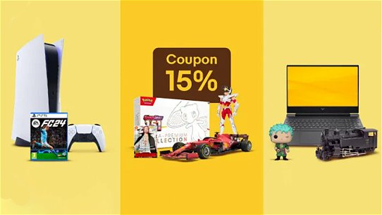 eBay: nuovo coupon disponibile! Risparmi il 15% su videogame, PC ed oggetti da collezione!