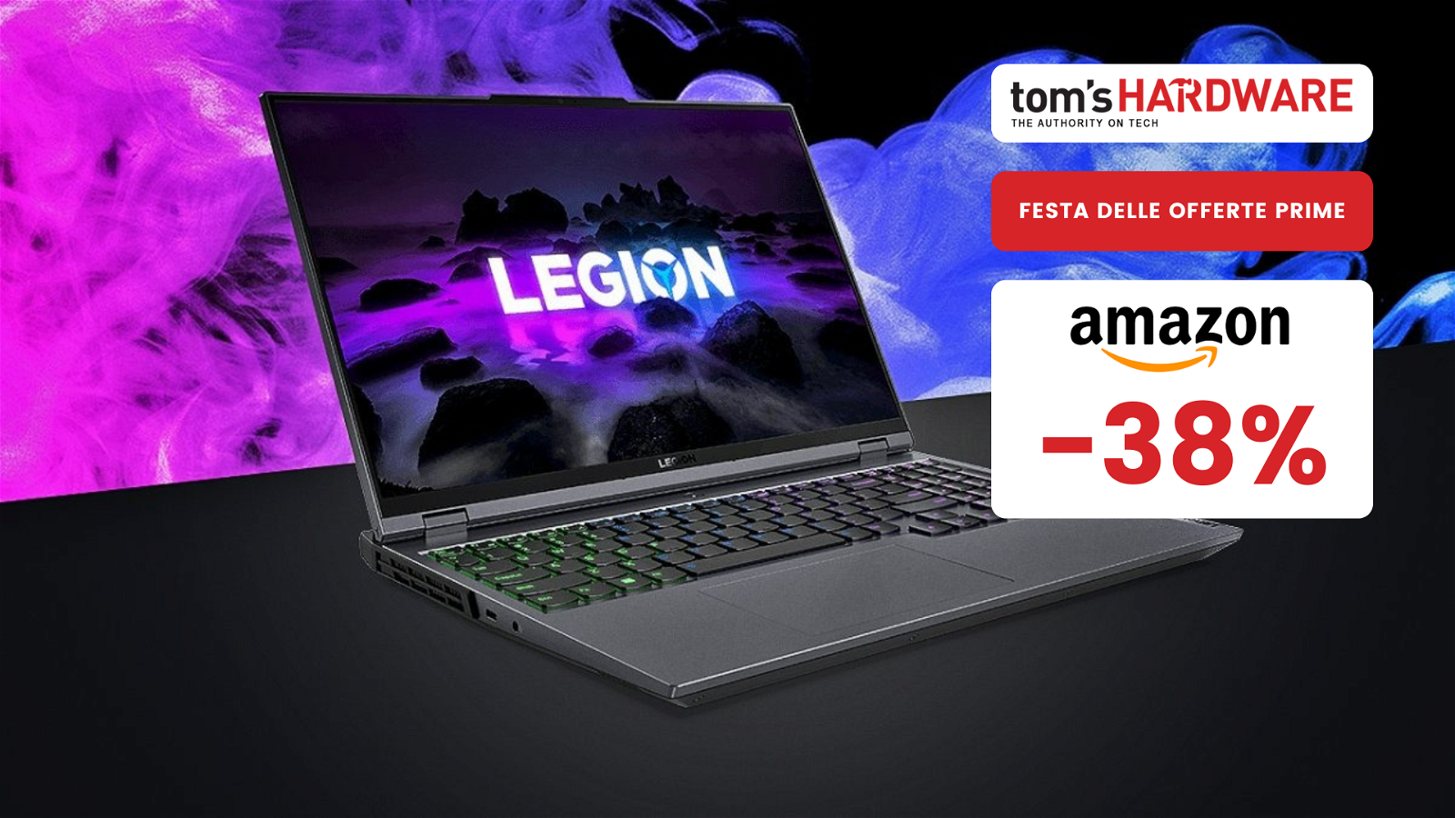 Immagine di Lenovo Legion 5 Pro: notebook gaming con RTX 3060 al prezzo più basso di sempre!