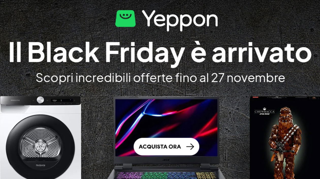 Immagine di Black Friday Yeppon: 14 giorni di super offerte!