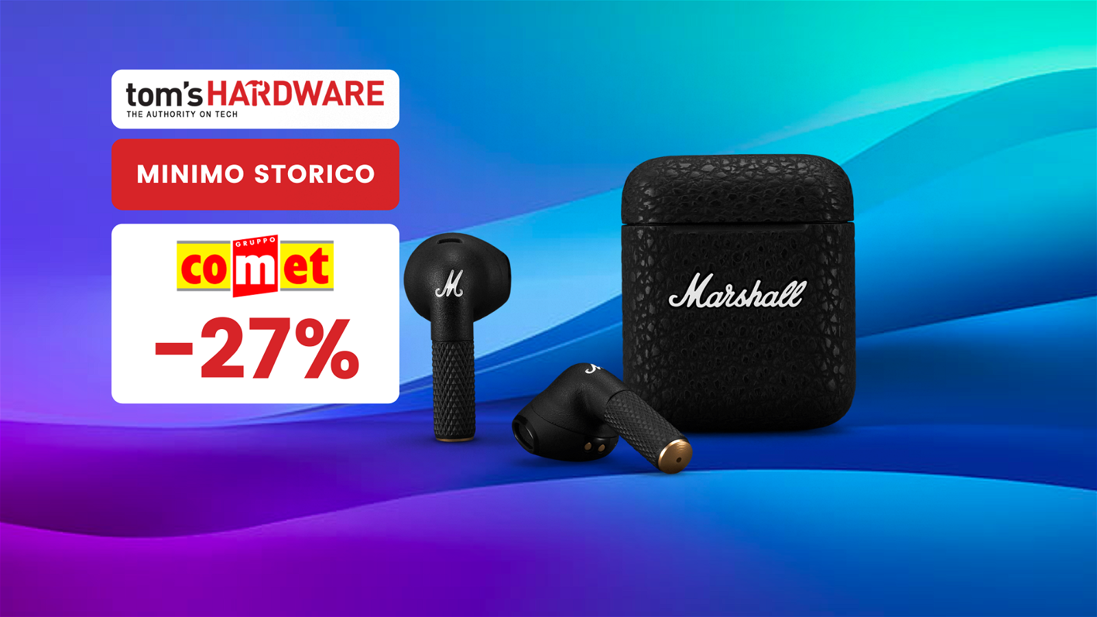 Immagine di Auricolari TWS Marshall al prezzo più BASSO di sempre! (-27%)