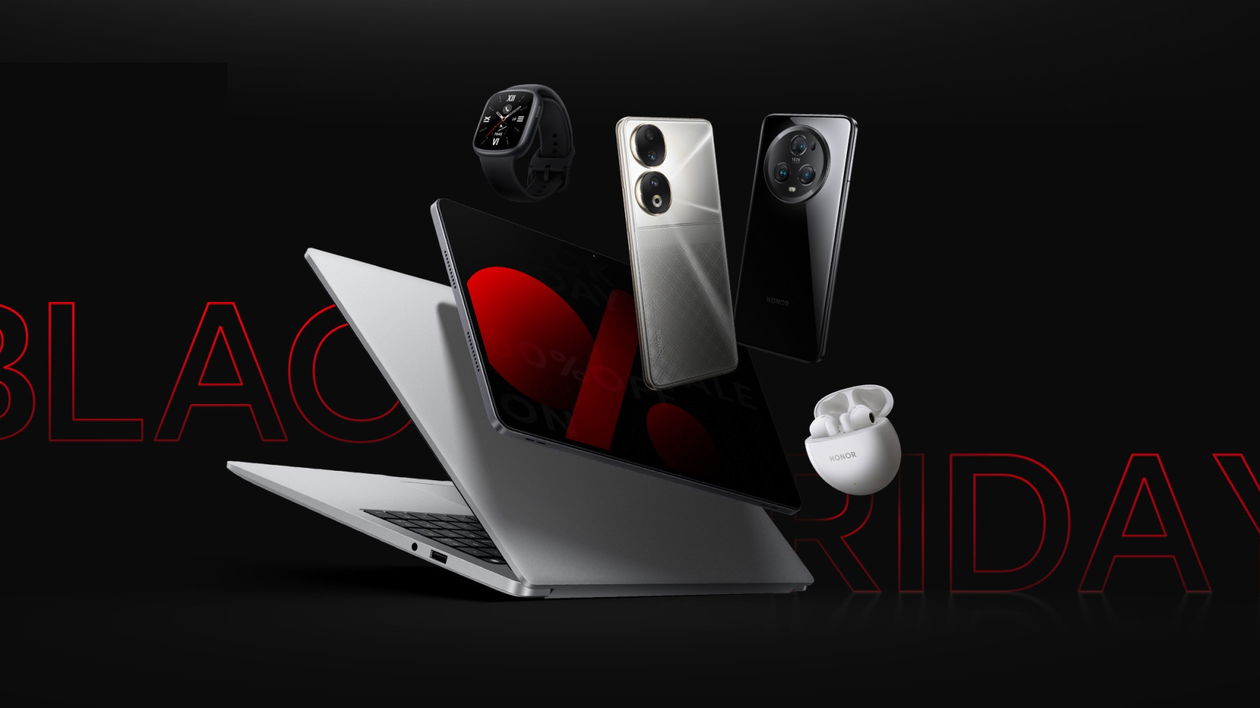 Immagine di Black Friday di Honor, sconti fino a 400€ sui prodotti più amati!