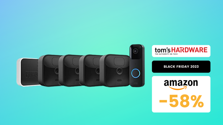 Immagine di Prezzo BOMBA su queste kit di 4 videocamere Blink + videocitofono! (-58%)