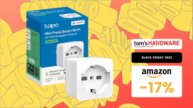 Immagine di Solo 10€ per la presa smart Tapo P125M su Amazon, da comprare subito!