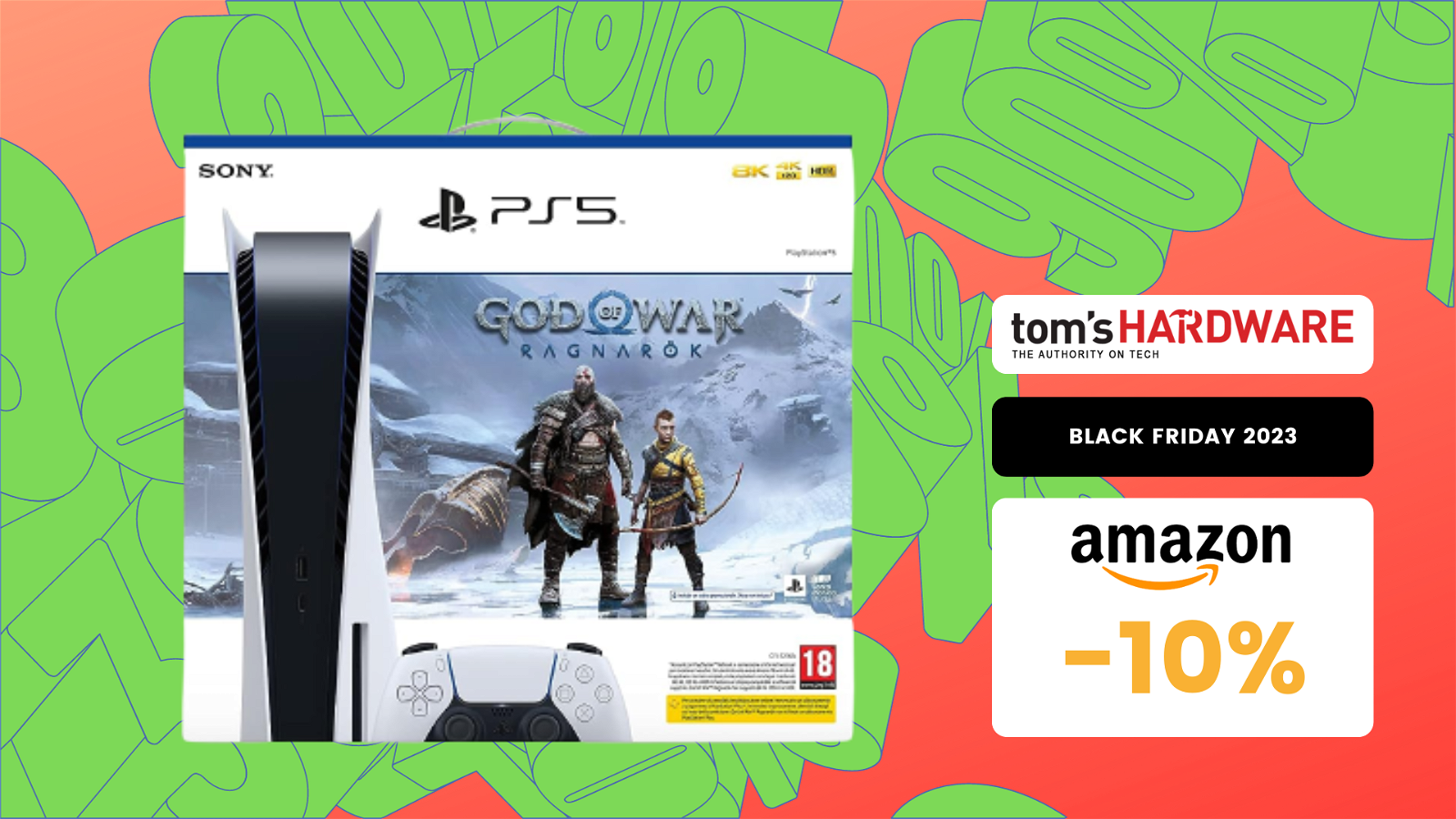 Immagine di PS5 + God of War Ragnarok SOTTOCOSTO su Amazon! Solo 499€