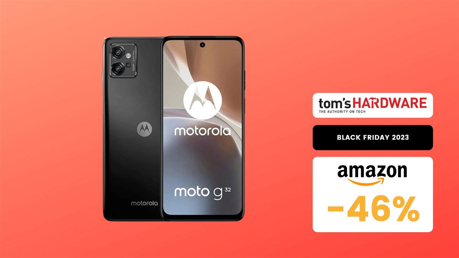 Immagine di Smartphone a meno di 100€? Non perderti l'offerta sul Motorola g32! (-46%)