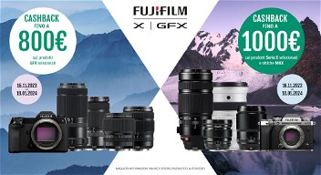 Torna il Winter cashback di Fujifilm! Fino a 1000€ in meno su fotocamere e obiettivi