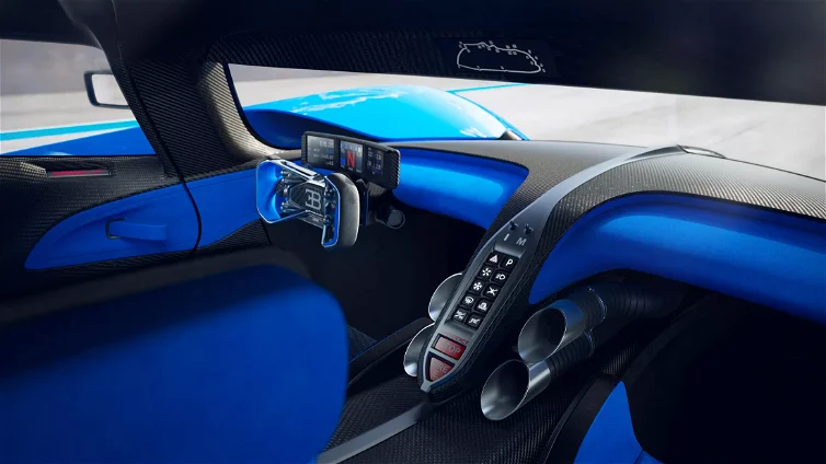Immagine di La Bugatti da 4 milioni di euro ha un abitacolo pazzesco