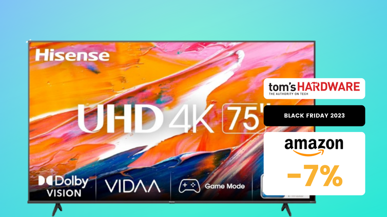 Immagine di Questa smart TV è un AFFARE! 75 pollici a meno di 700€