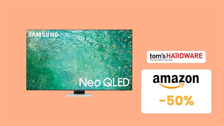 Immagine di Splendida smart TV Samsung Neo QLED da 55" in sconto del 50% su eBay!