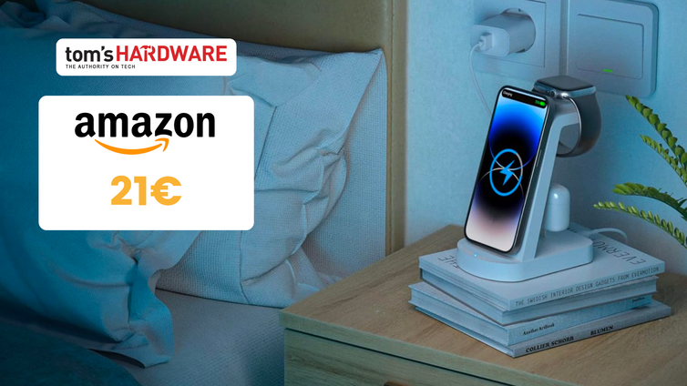 Immagine di Questa stazione di ricarica con MagSafe è IMPERDIBILE! 3-in-1 a soli 21€