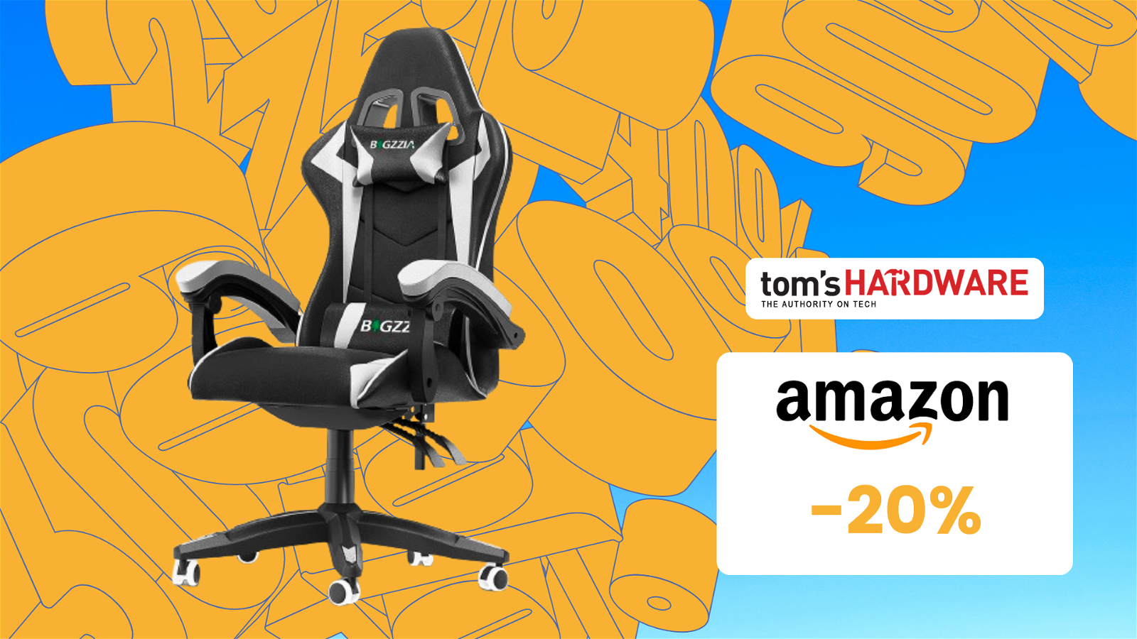 Immagine di Questa sedia da gaming è la più venduta su Amazon ed è in sconto del 20%!