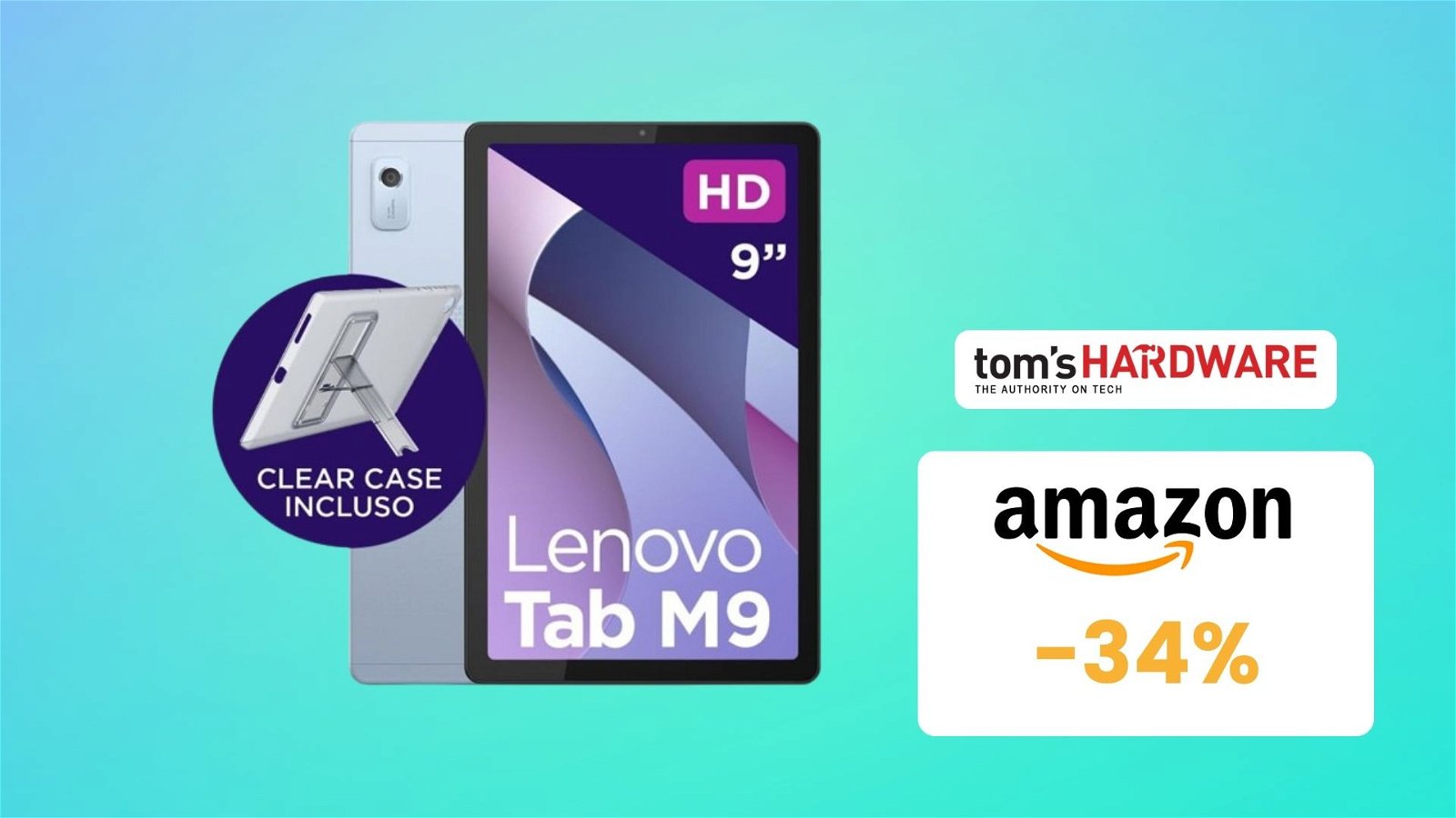 Immagine di Lenovo Tab M9: il tablet perfetto per Natale! (-34%)