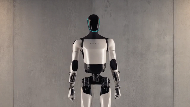 Immagine di Tesla mostra il suo robot umanoide al lavoro in fabbrica (video)