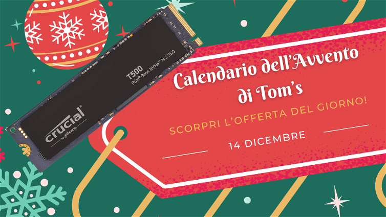 Immagine di Calendario dell'avvento di Tom's: scopri l'offerta del 14 dicembre