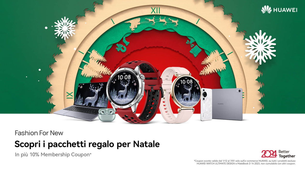Immagine di Tecnologia sotto l’albero: le migliori promozioni di Huawei per Natale