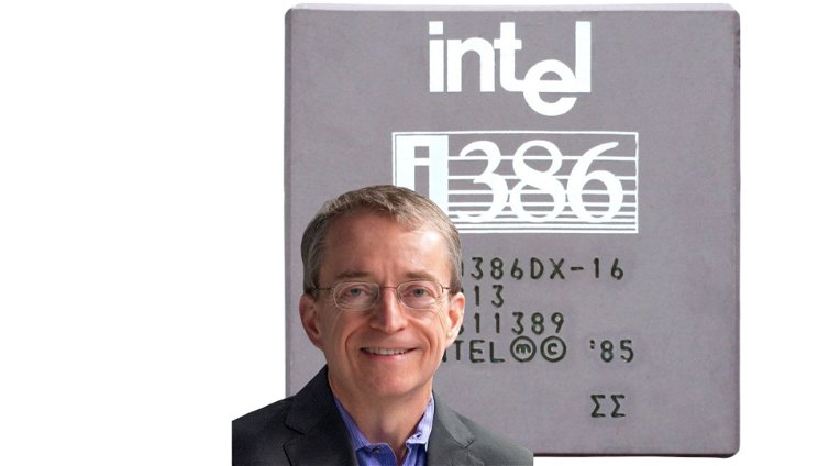Immagine di Pat Gelsinger, l'attuale CEO Intel "firmava" i processori 386 con le sue iniziali