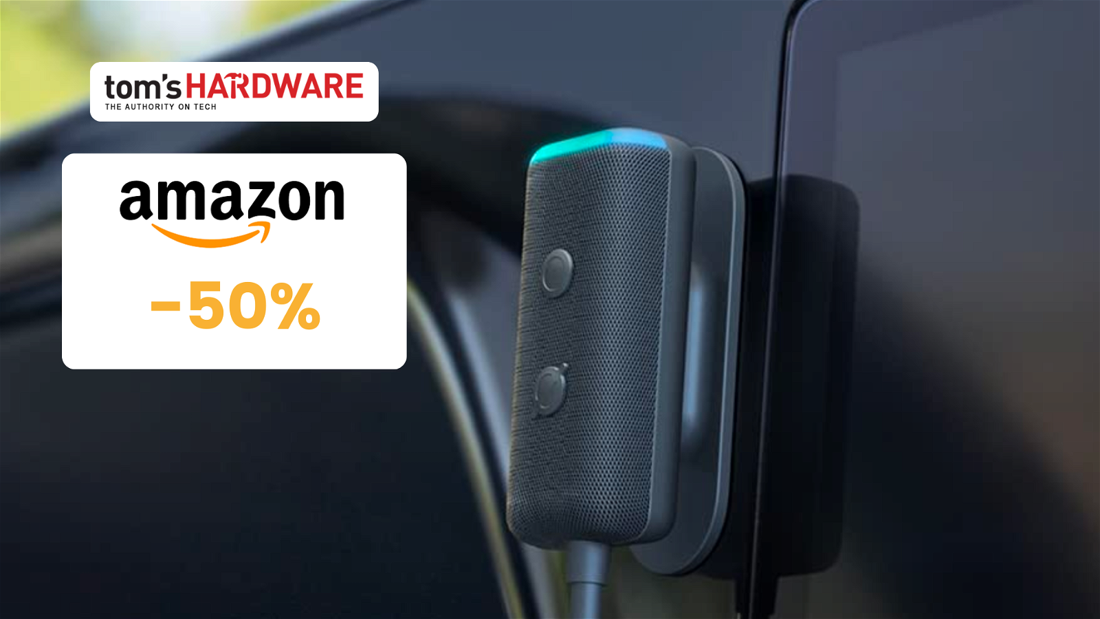 Immagine di Rendi più smart la tua auto con questo gadget Amazon! -50%!
