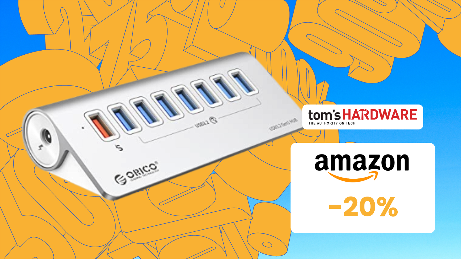 Immagine di SVUOTATUTTO AMAZON: Hub USB ORICO in sconto del 20%, adesso a soli €41!