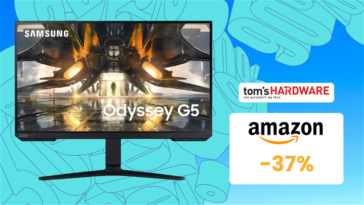 Immagine di Samsung Odyssey G5 SOTTOCOSTO su Amazon, AFFARE al -37%