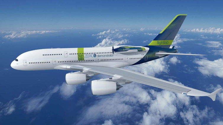 Immagine di Il nuovo A380 a idrogeno è quasi pronto a far volare 800 passeggeri