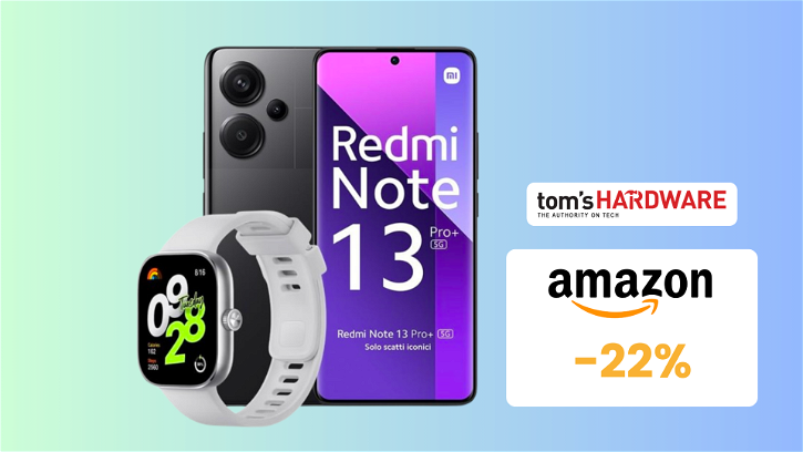 Immagine di Prezzo SUPER su Redmi Note 13 Pro+ e Redmi Watch 4! (-22%)