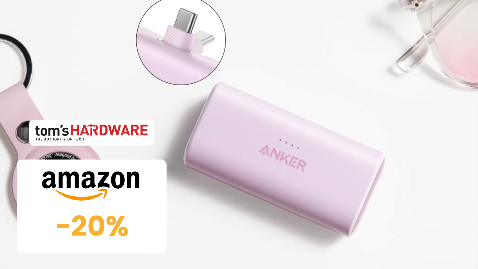 Immagine di Compatta e tascabile, questa power bank USB C è in sconto del 20%!
