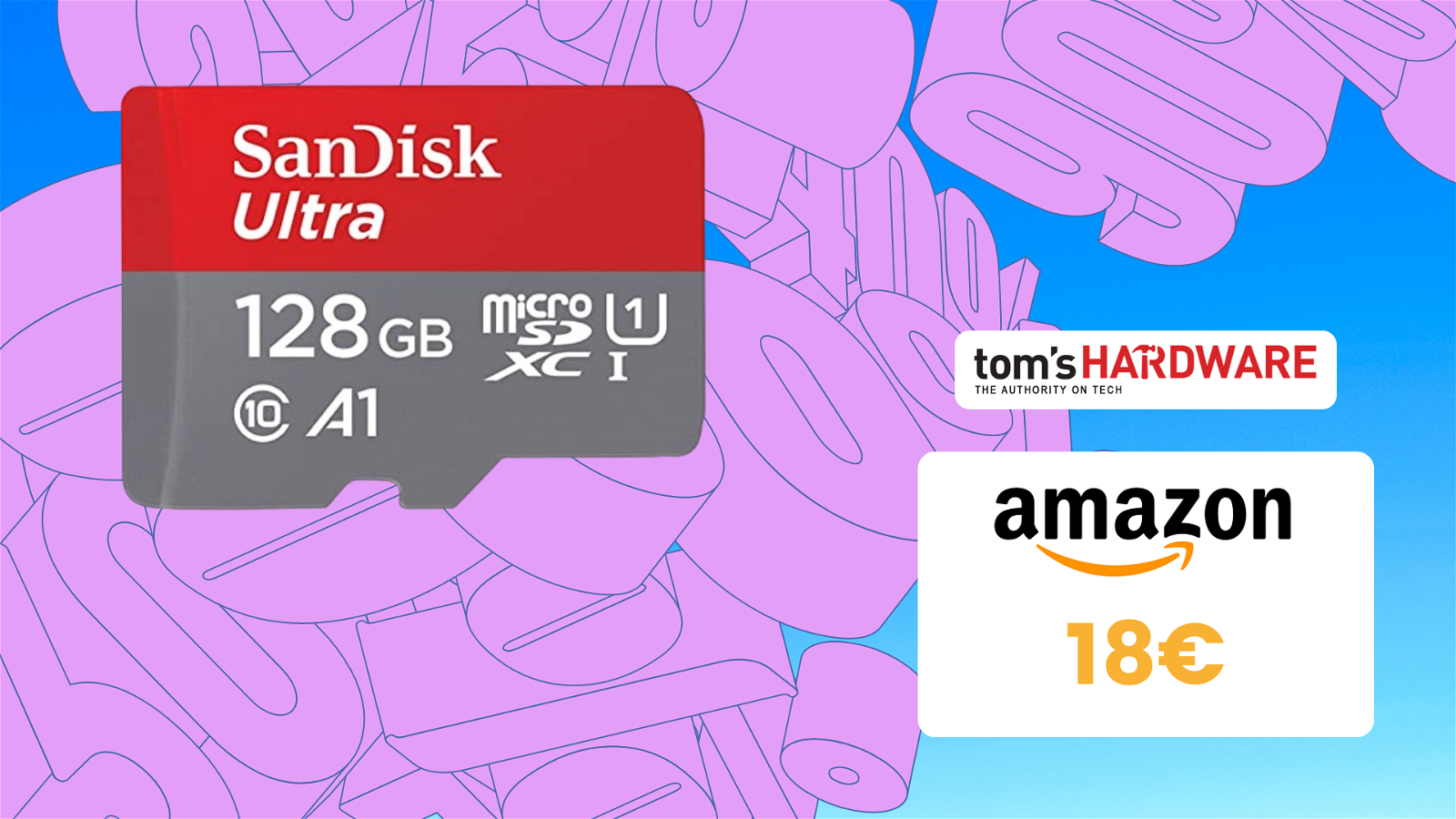 Immagine di Costa e poco e funziona bene, MicroSD Sandisk Ultra 128GB a solo 18€!