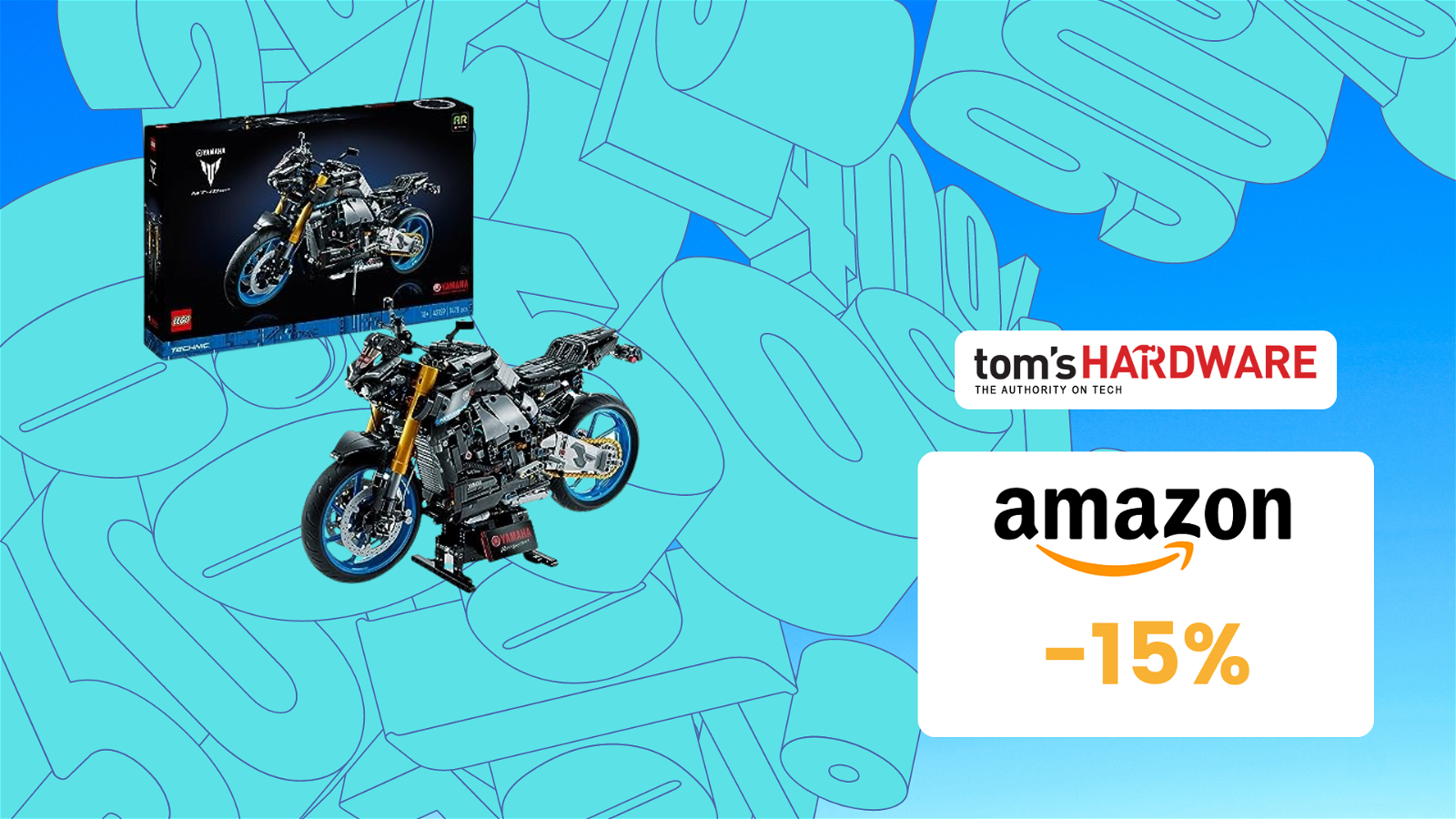 Immagine di SVUOTATUTTO Amazon su questa moto LEGO Yamaha! (-15%)