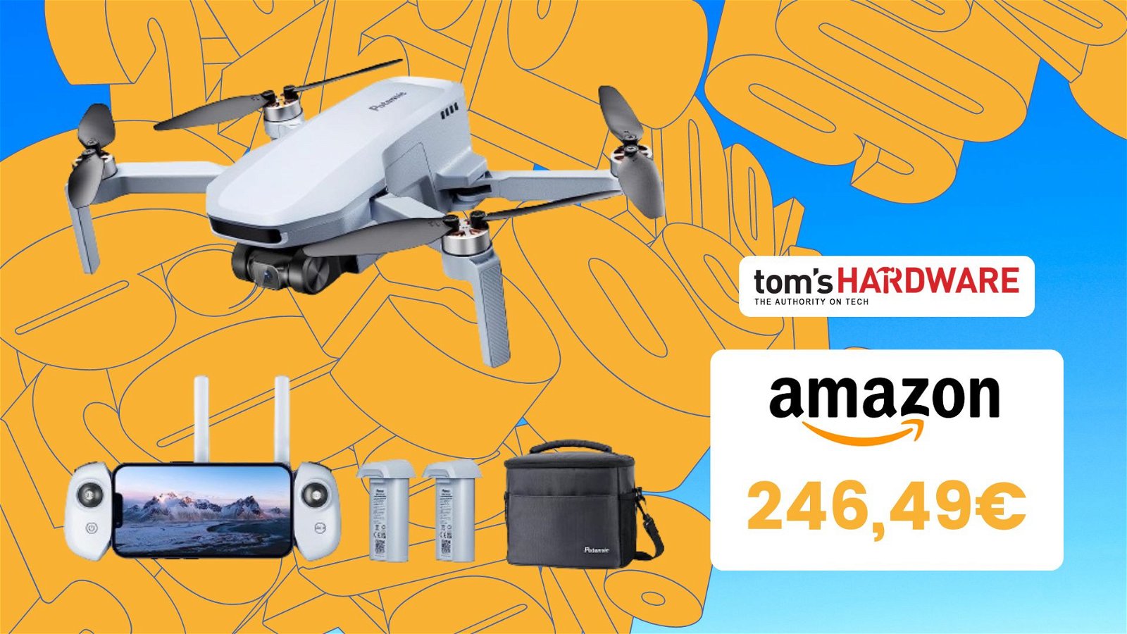 Immagine di FOLLIA AMAZON: questo Drone è da comprare subito! 246€!