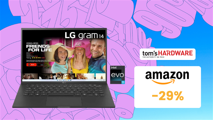 Immagine di LG Gram 14: notebook perfetto per lavorare in sconto del 29%!
