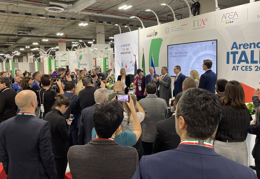 Il padiglione italiano al CES 2023