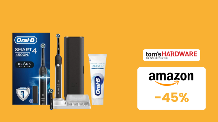 Immagine di Spazzolino elettrico Oral-B a prezzo SHOCK su Amazon (-44%)