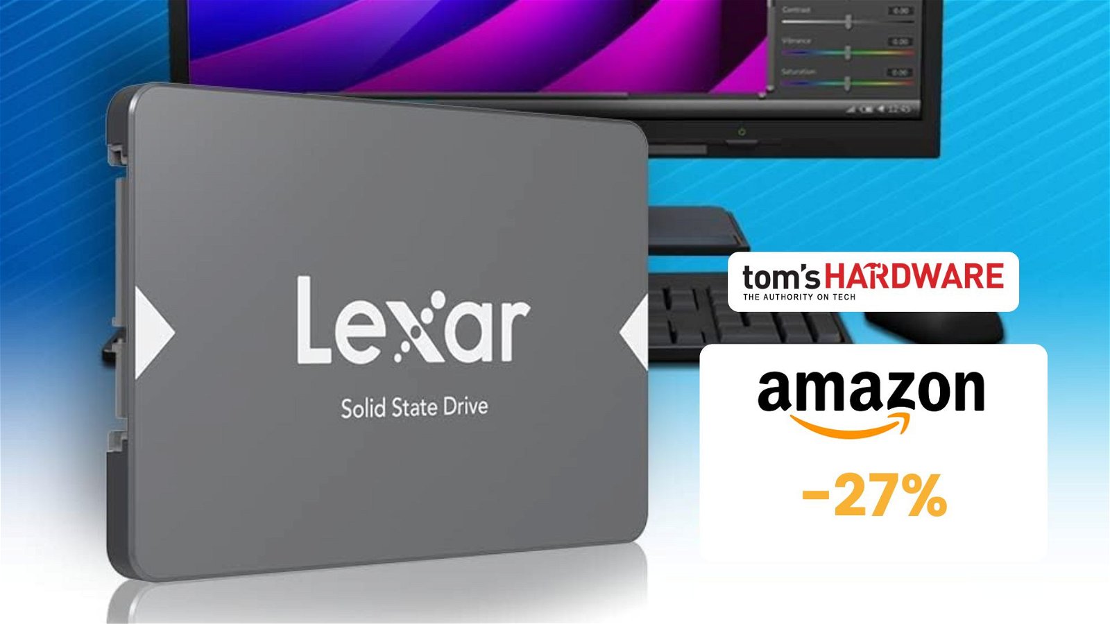 Immagine di SSD Lexar NS100, CHE PREZZO! Su Amazon risparmi il 27%