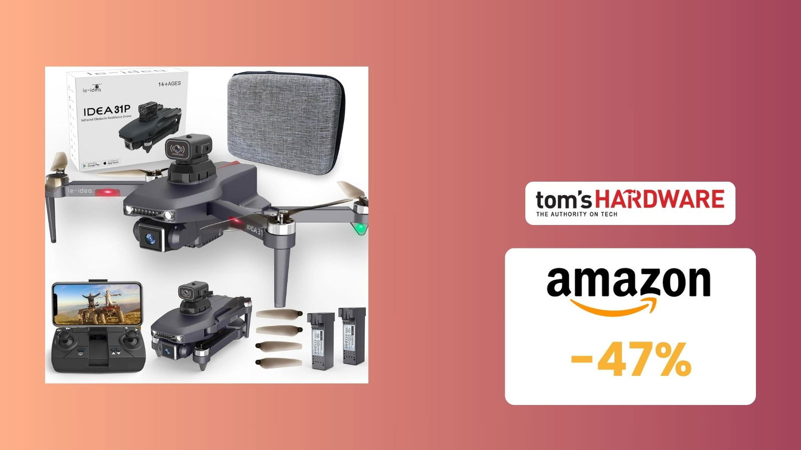 Immagine di Paghi poco e funziona bene: drone 4K a soli 80€!