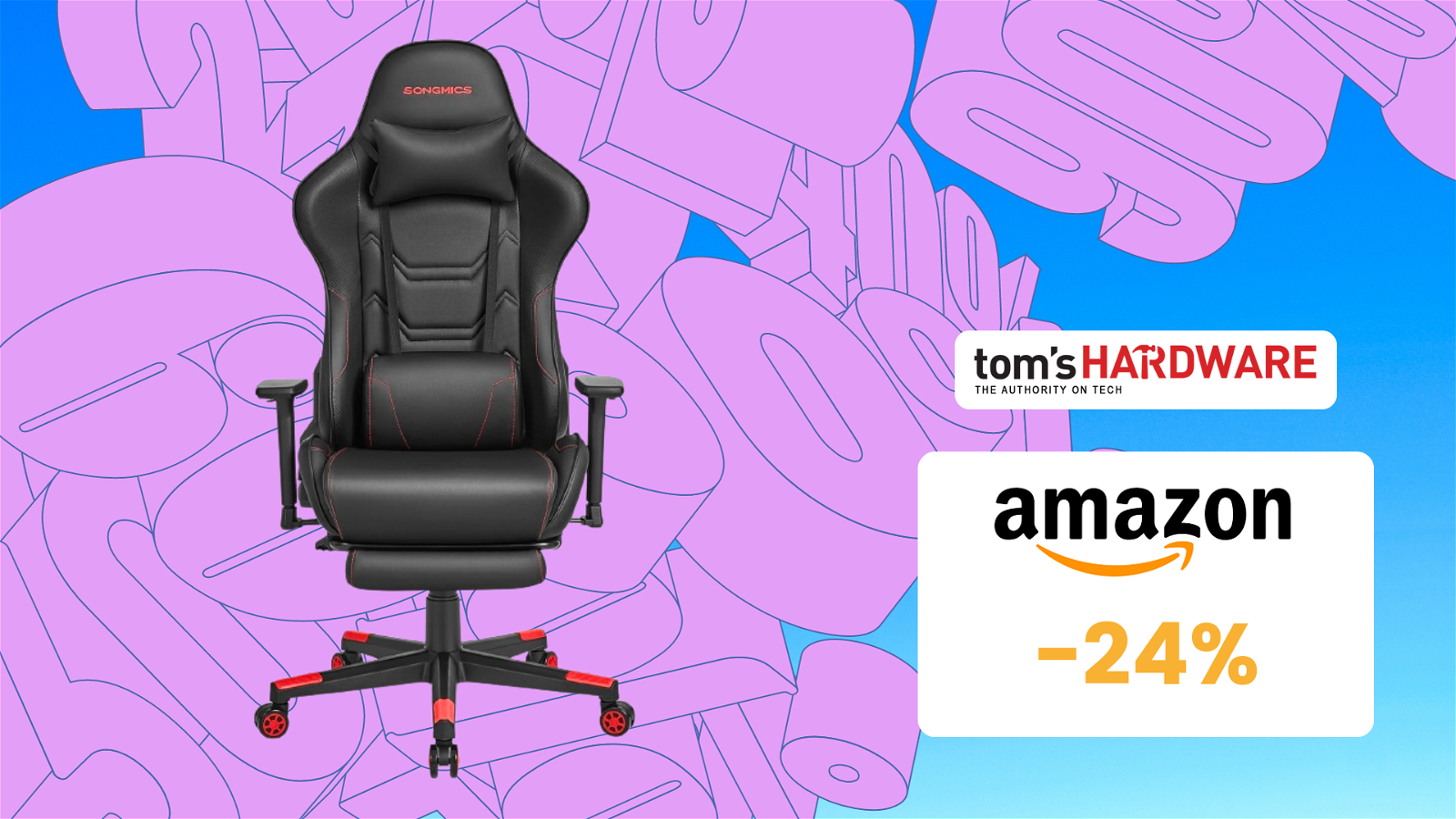 Immagine di Una buona sedia da gaming a soli 120€? La trovi su Amazon!