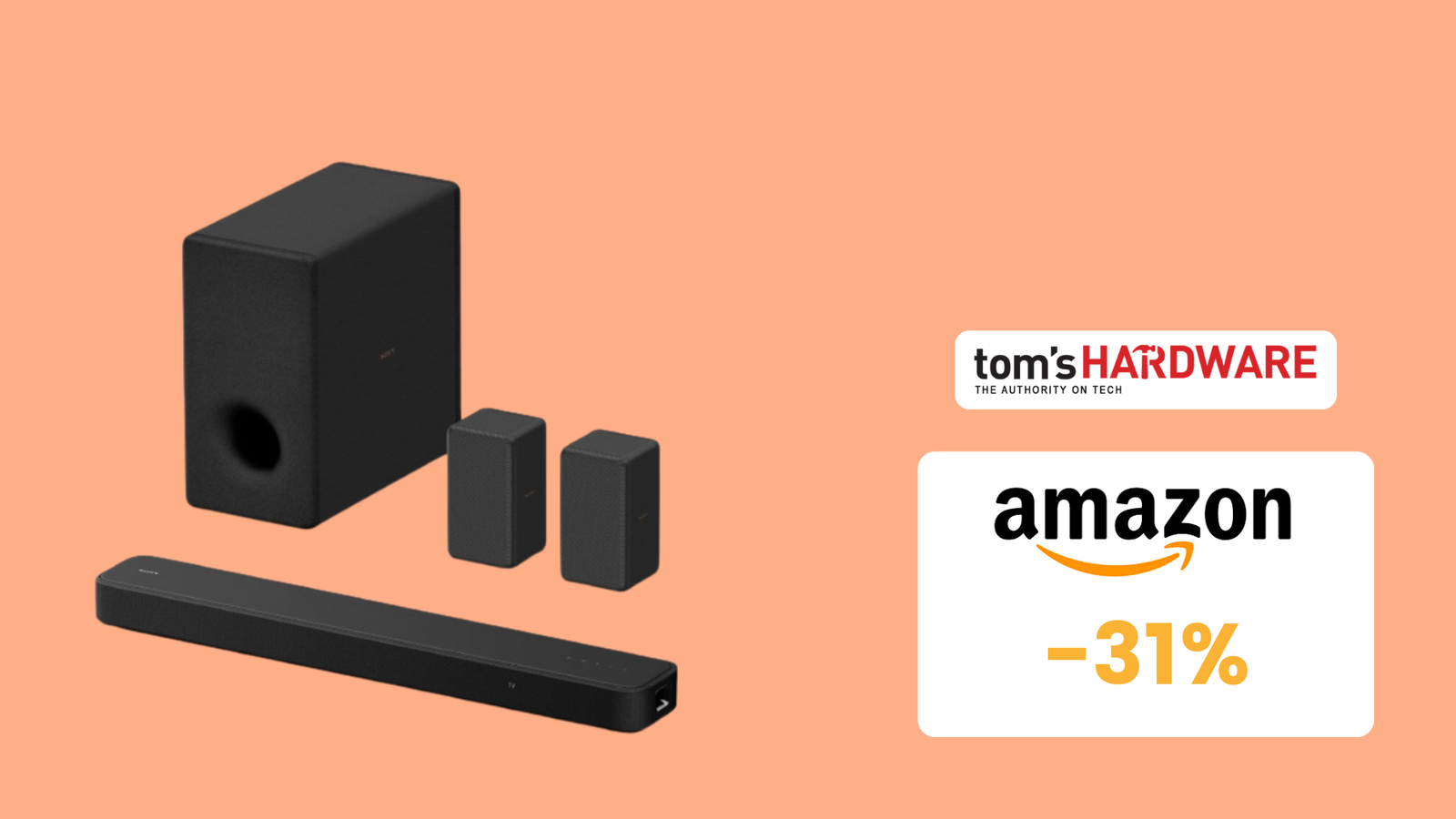 Immagine di Soundbar Sony HT-S2000 in SOTTOCOSTO su Amazon, AFFARE al -31%!