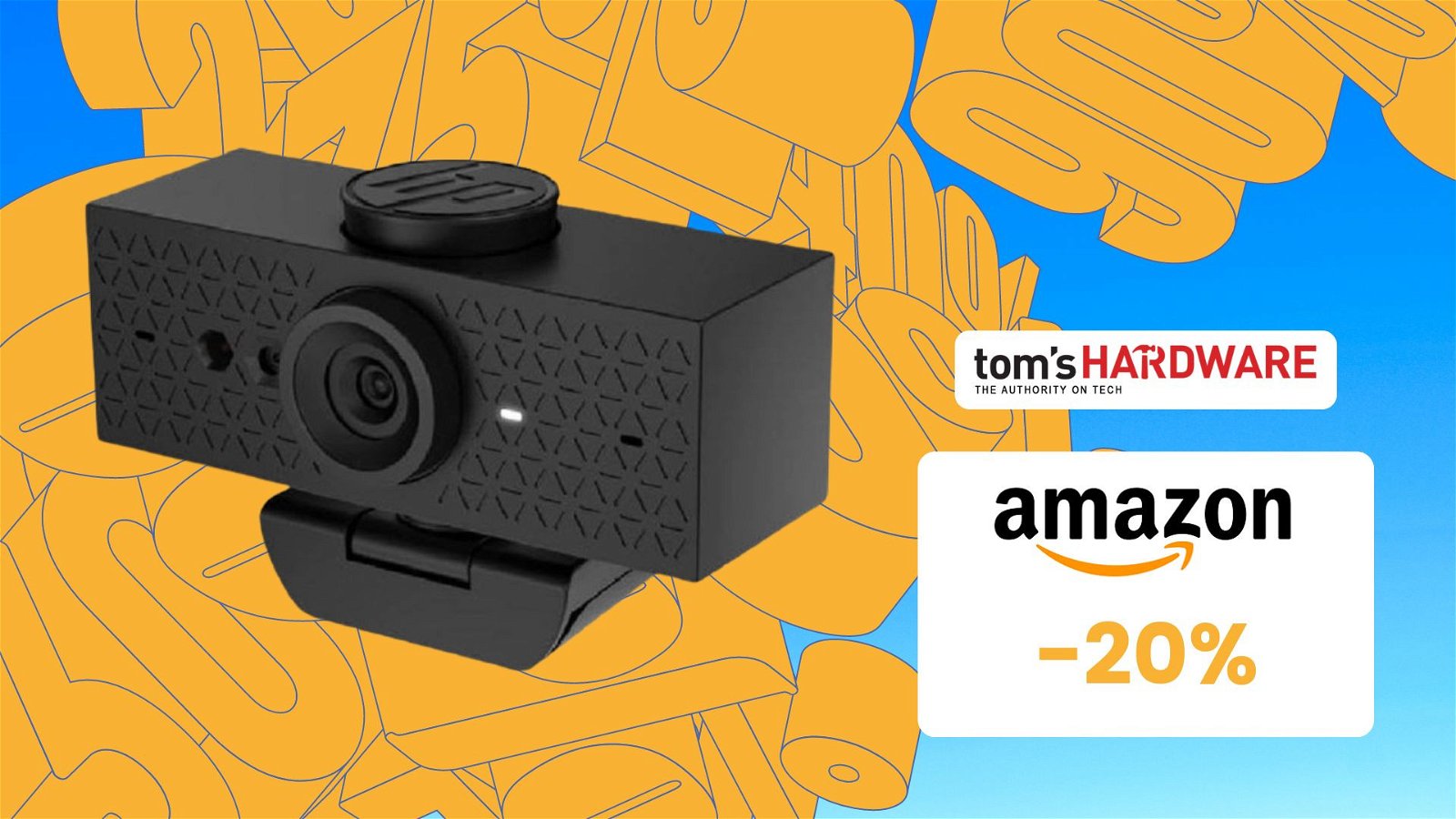 Immagine di Webcam HP 620 al prezzo PIÙ BASSO di sempre su Amazon! (-20%)