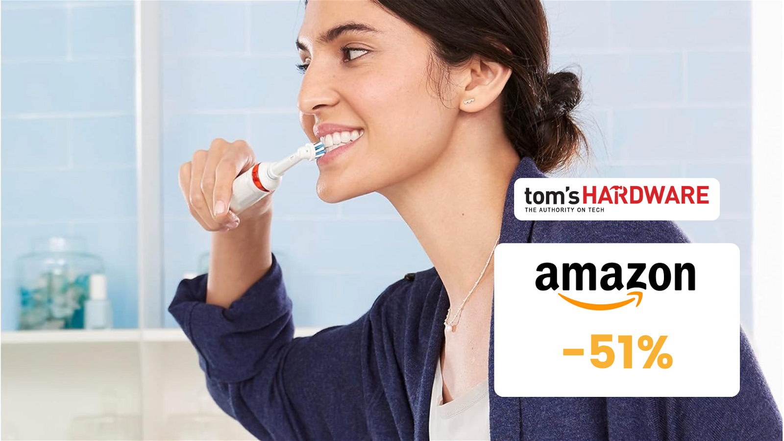 Immagine di FOLLIA AMAZON: spazzolino elettrico Oral-B Smart 4 al -51%!