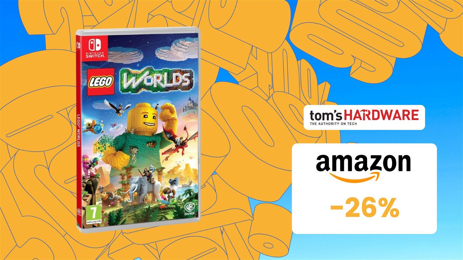 Immagine di SVENDITA TOTALE: LEGO Worlds per Switch al -26%!