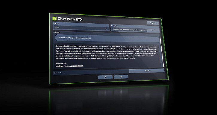 Immagine di Chat with RTX, lo strumento che cambierà il modo in cui usiamo il PC
