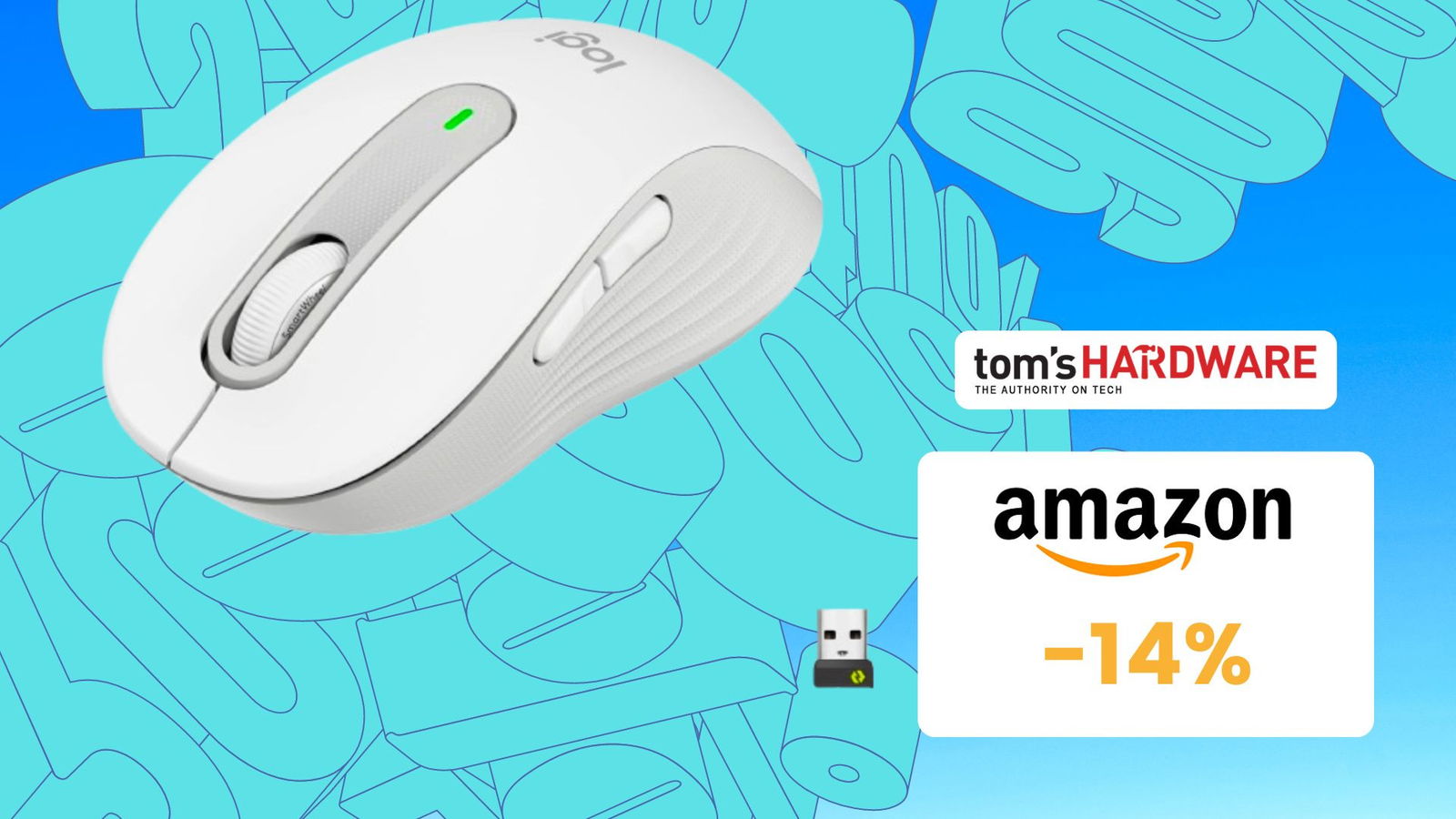 Immagine di Mouse wireless Logitech, CHE PREZZO! Su Amazon risparmi il 14%