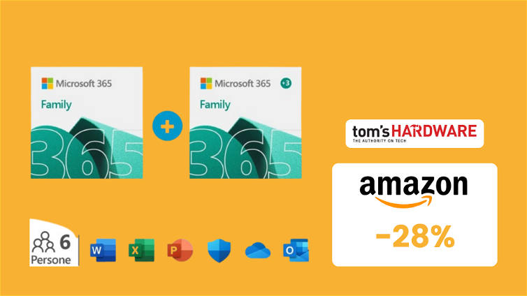 Immagine di CHE BOMBA! Microsoft 365 Family per 27 mesi a -28%!