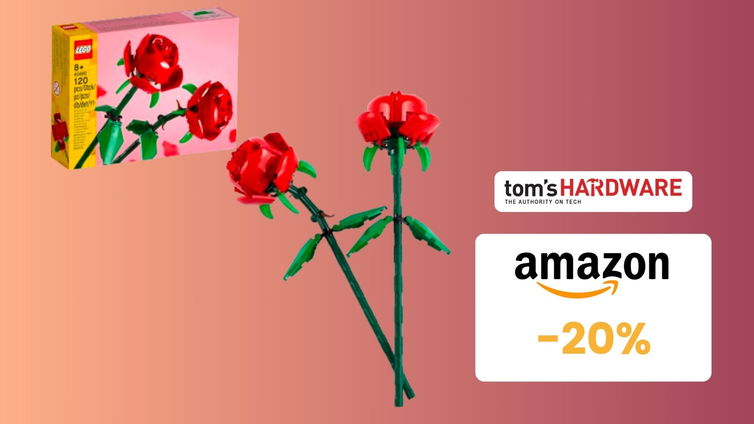 Immagine di Set con 2 Rose LEGO, CHE PREZZO! Su Amazon risparmi il 20%